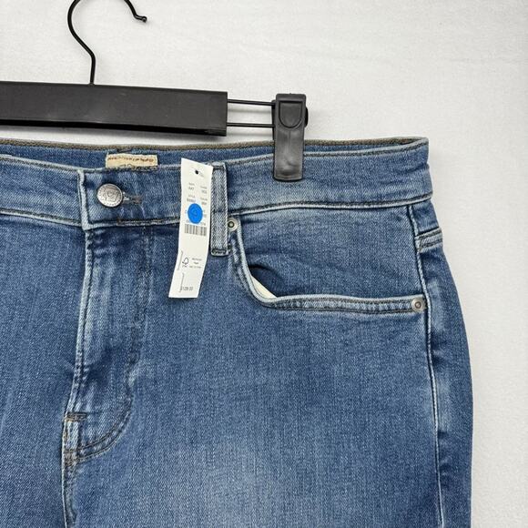 J Crew Jeans Men's 33x32 Blue 484 Denim Slim Fit Stretch Medium Wash Casual NEW - Picture 3 of 9